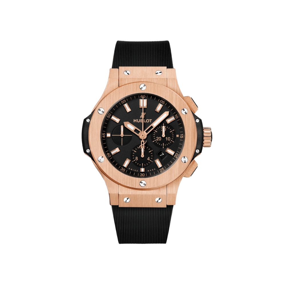 Hublot Big Bang, Gold Chronograph, 18k Rose Gold, 44 mm, Ref# 301.RX.1180.RX