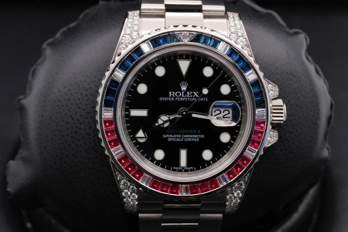 Rolex GMT-Master II 116759SARU White Gold Black Dial - Image 8