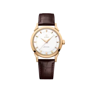 Seamaster 37 Moonshine Gold On Alligator Ref. 522.53.37.20.04.001