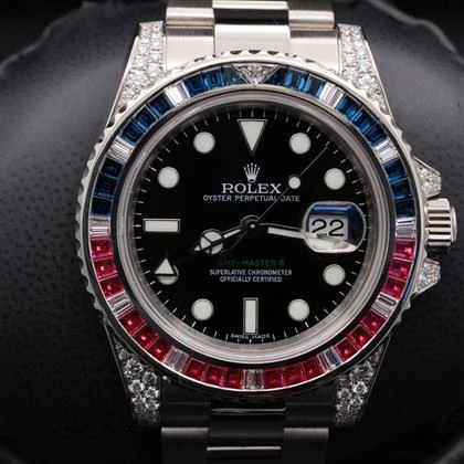 Rolex GMT-Master II 116759SARU White Gold Black Dial - Image 7