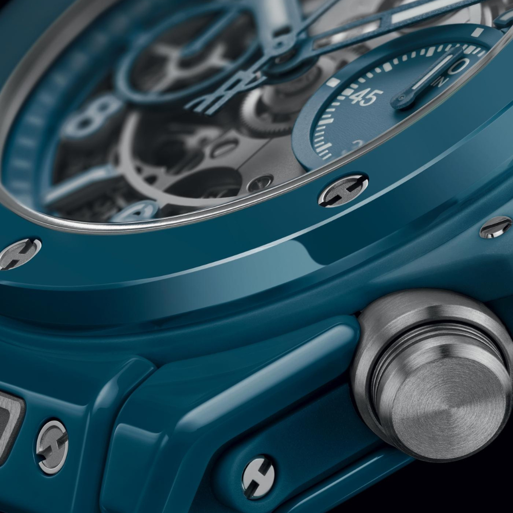 Big Bang Unico Petrol Blue Ceramic Ref. 441.ES.5121.RX - Image 4