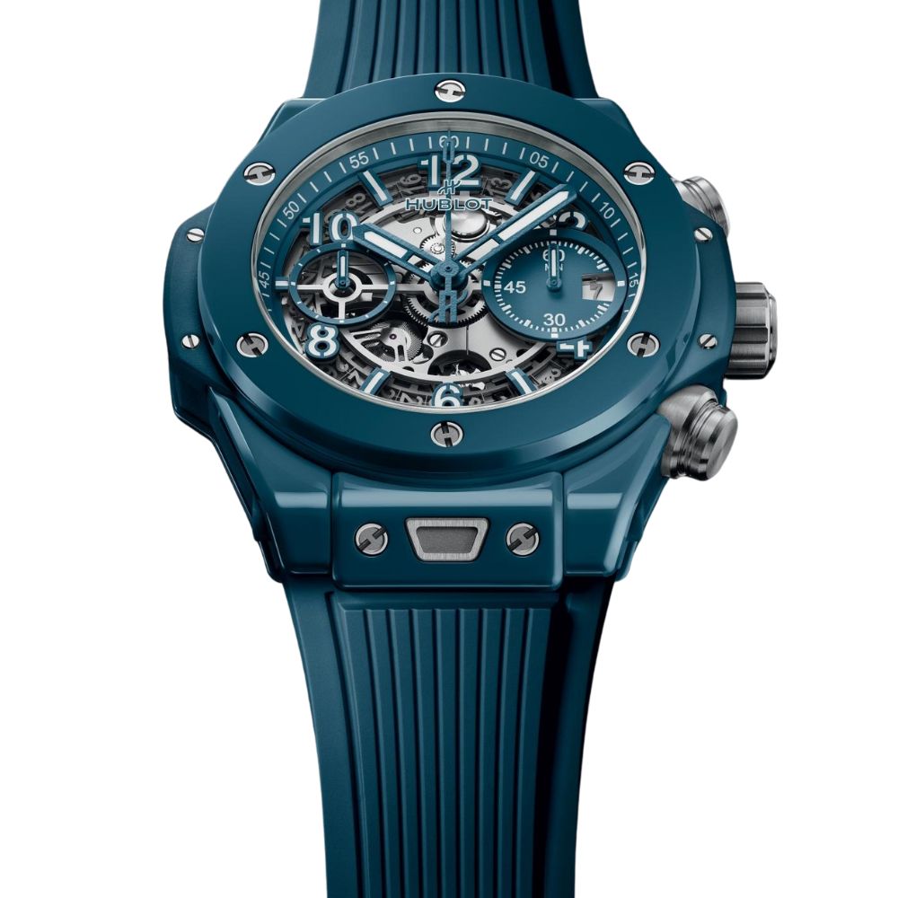 Big Bang Unico Petrol Blue Ceramic Ref. 441.ES.5121.RX - Image 3