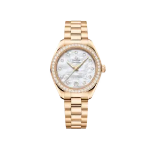 Seamaster Aqua Terra 150M 30 mm, Moonshine Gold On Moonshine Gold Ref. 220.55.30.20.55.001