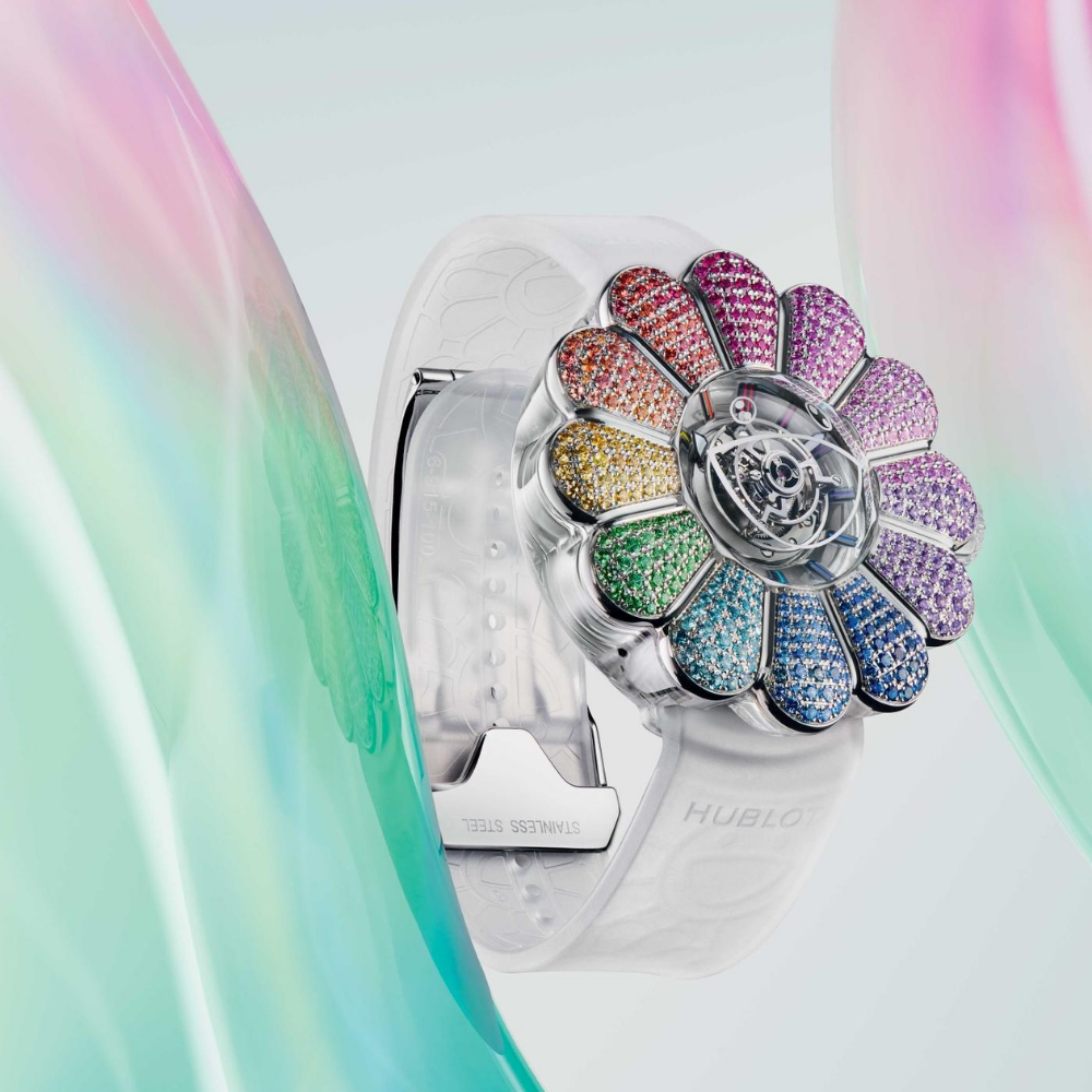 Exceptional Timepieces MP-15 Takashi Murakami Tourbillon Sapphire Rainbow Ref. 915.JX.4802.RT.1199 - Image 6