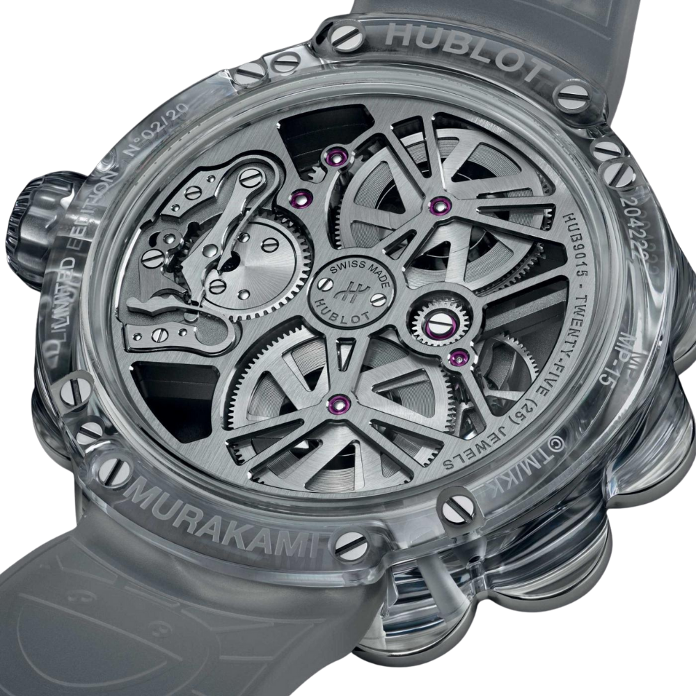 Exceptional Timepieces MP-15 Takashi Murakami Tourbillon Sapphire Rainbow Ref. 915.JX.4802.RT.1199 - Image 7