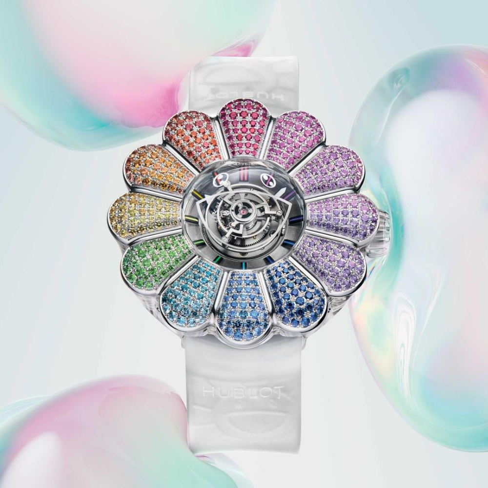 Exceptional Timepieces MP-15 Takashi Murakami Tourbillon Sapphire Rainbow Ref. 915.JX.4802.RT.1199 - Image 5