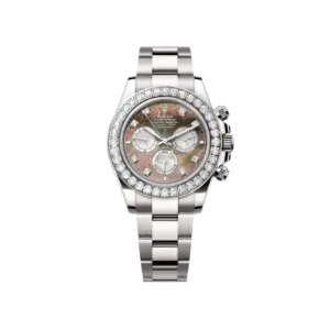 Rolex Daytona 126579RBR White Gold Mother of Pearl Diamond Dial Diamond Bezel (2024)