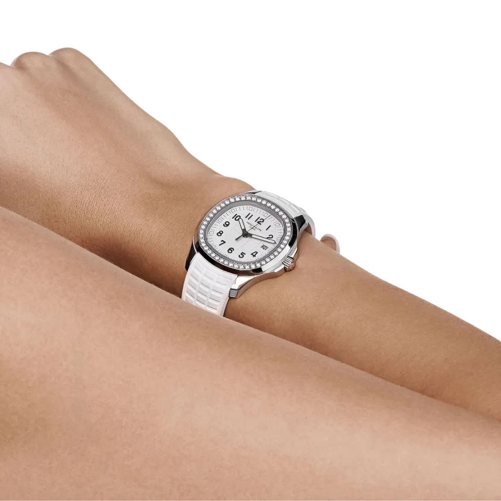 Patek Philippe Aquanaut Luce 5267/200A-010 Stainless Steel White Dial Diamond Bezel (2025) - Image 2