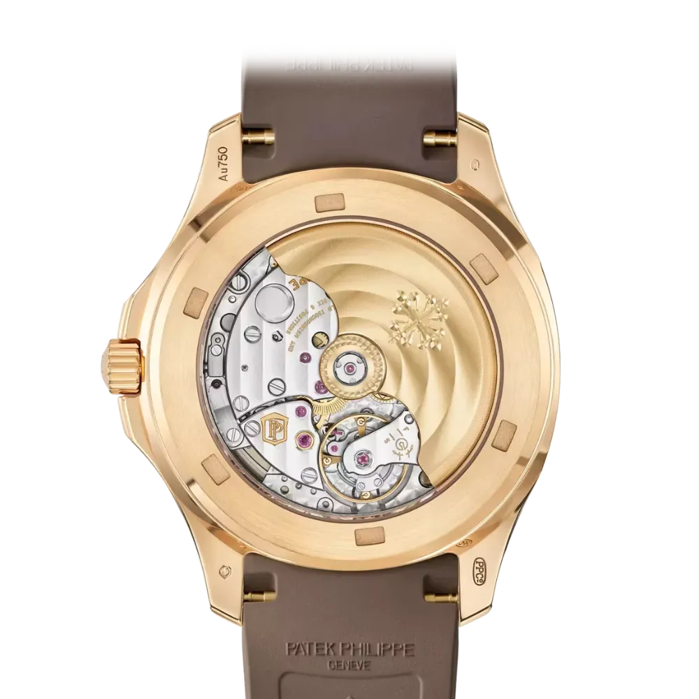 Patek Philippe Aquanaut 5268/200R-010 Rose Gold Taupe Brown Dial Diamond Bezel - Image 3