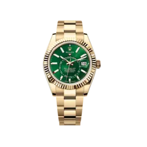 Rolex Sky-Dweller 42mm Yellow Gold Green 336938-0007