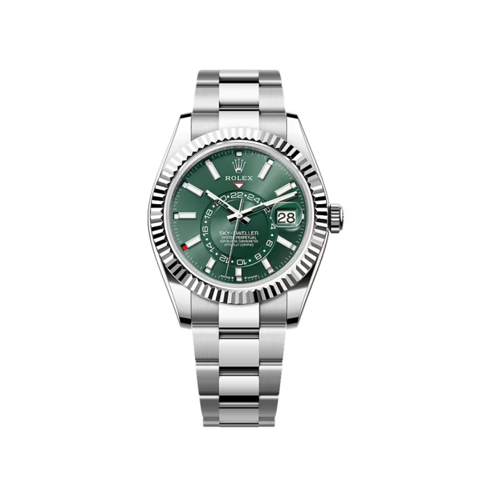 Sky-Dweller Oyster, 42 mm, Oystersteel And White Gold Reference 336934-0001
