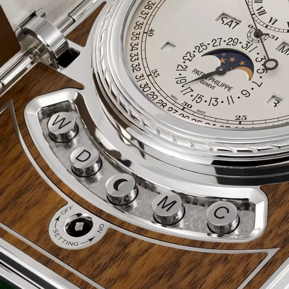 Patek Philippe Complicated Desk Clock Ref. 27000M-001 - Image 5