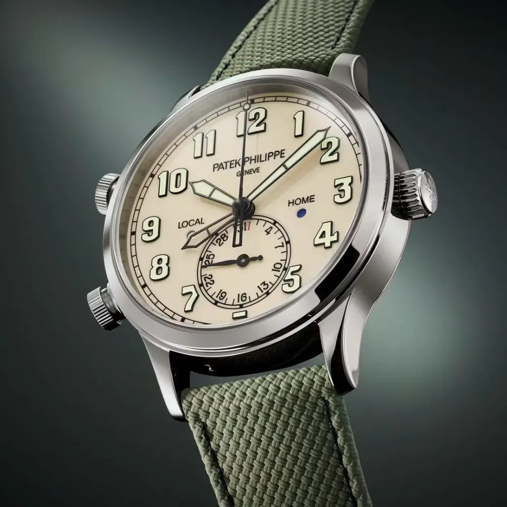 Complications Clatrava Pilot Travel Time White Gold Ref. 5524G-010 - Image 8