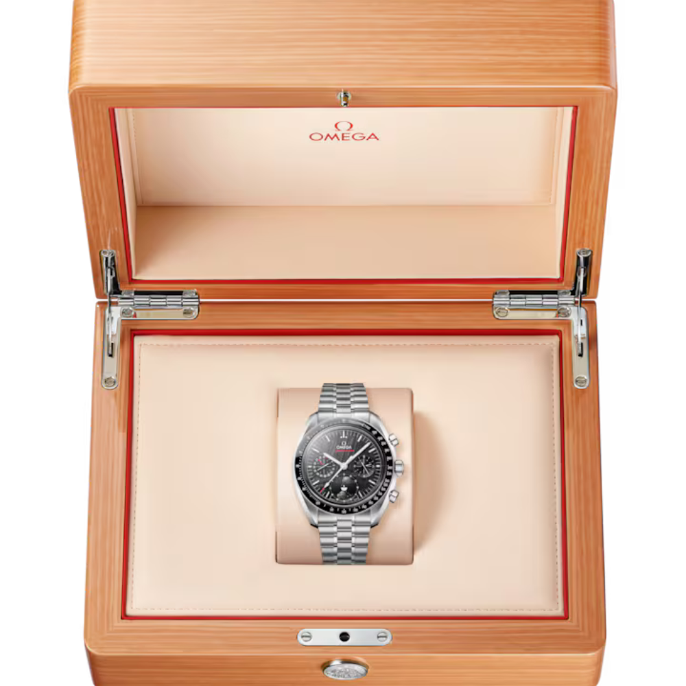 Speedmaster Moonphase 43 Steel On Steel Ref. 304.30.43.52.01.001 - Image 5