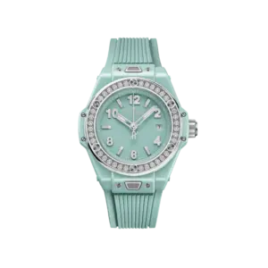 Big Bang One Click Mint Green Ceramic Diamonds Ref. 485.GS.5271.RX.1204
