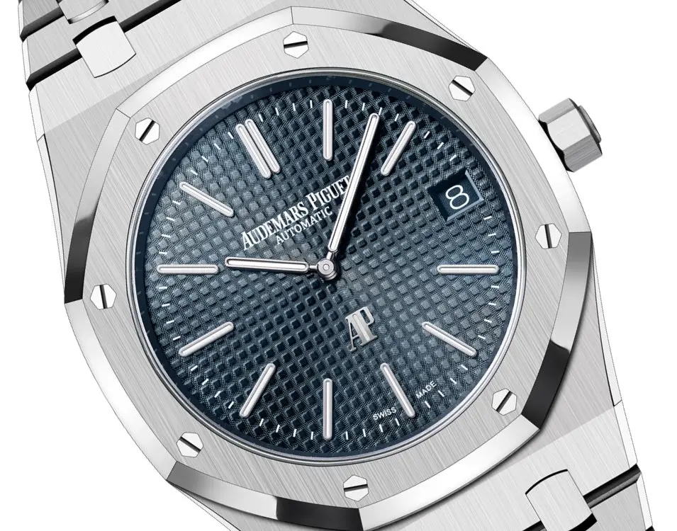 Audemars Piguet Royal Oak “JUMBO” EXTRA-THIN “50TH ANNIVERSARY” Ref# 16202ST.OO.1240ST.01 - Image 2